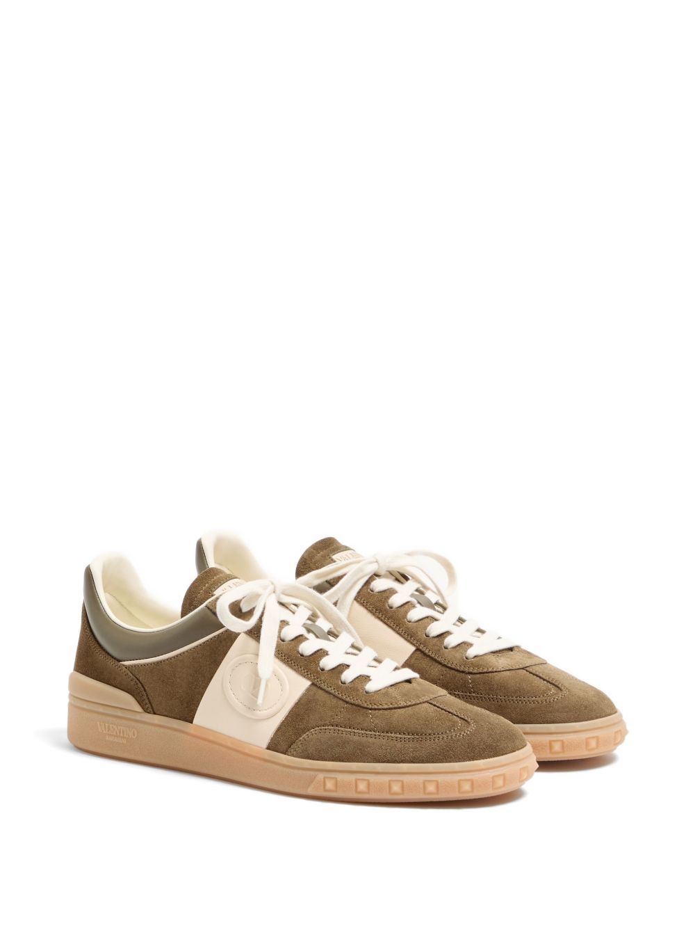 Valentino Garavani Men Upvillage Suede Leather Sneakers