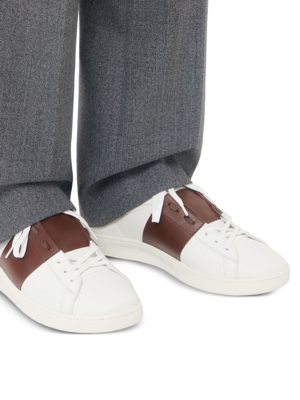 VALENTINO GARAVANI Valentino Garavani Men Open Royco Leather Sneakers