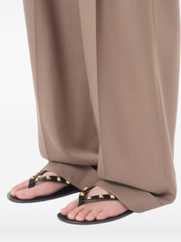 VALENTINO GARAVANI Valentino Garavani Men Rockstud Leather Thong Sandals