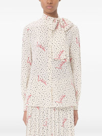 Valentino Women Printed Silk Shirt