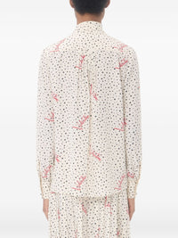 Valentino Women Printed Silk Shirt