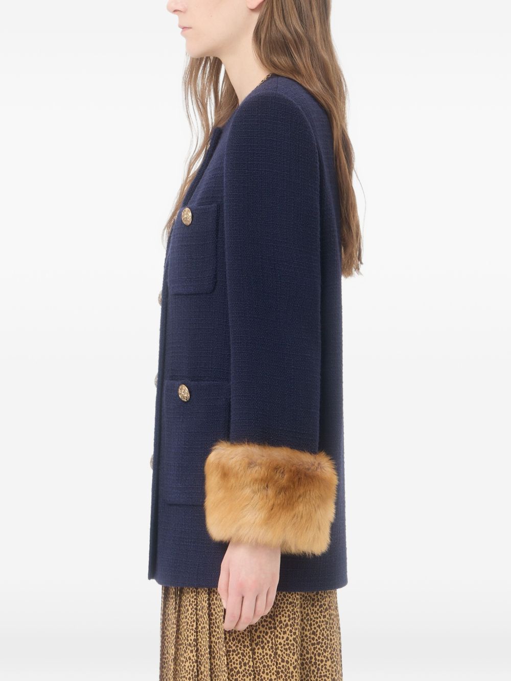 Valentino Women Wool Caban Coat