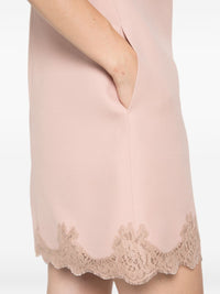 Valentino Women Wool And Silk Blend Mini Dress