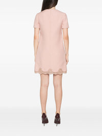 Valentino Women Wool And Silk Blend Mini Dress