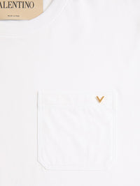 Valentino Men Vgold Cotton T-Shirt