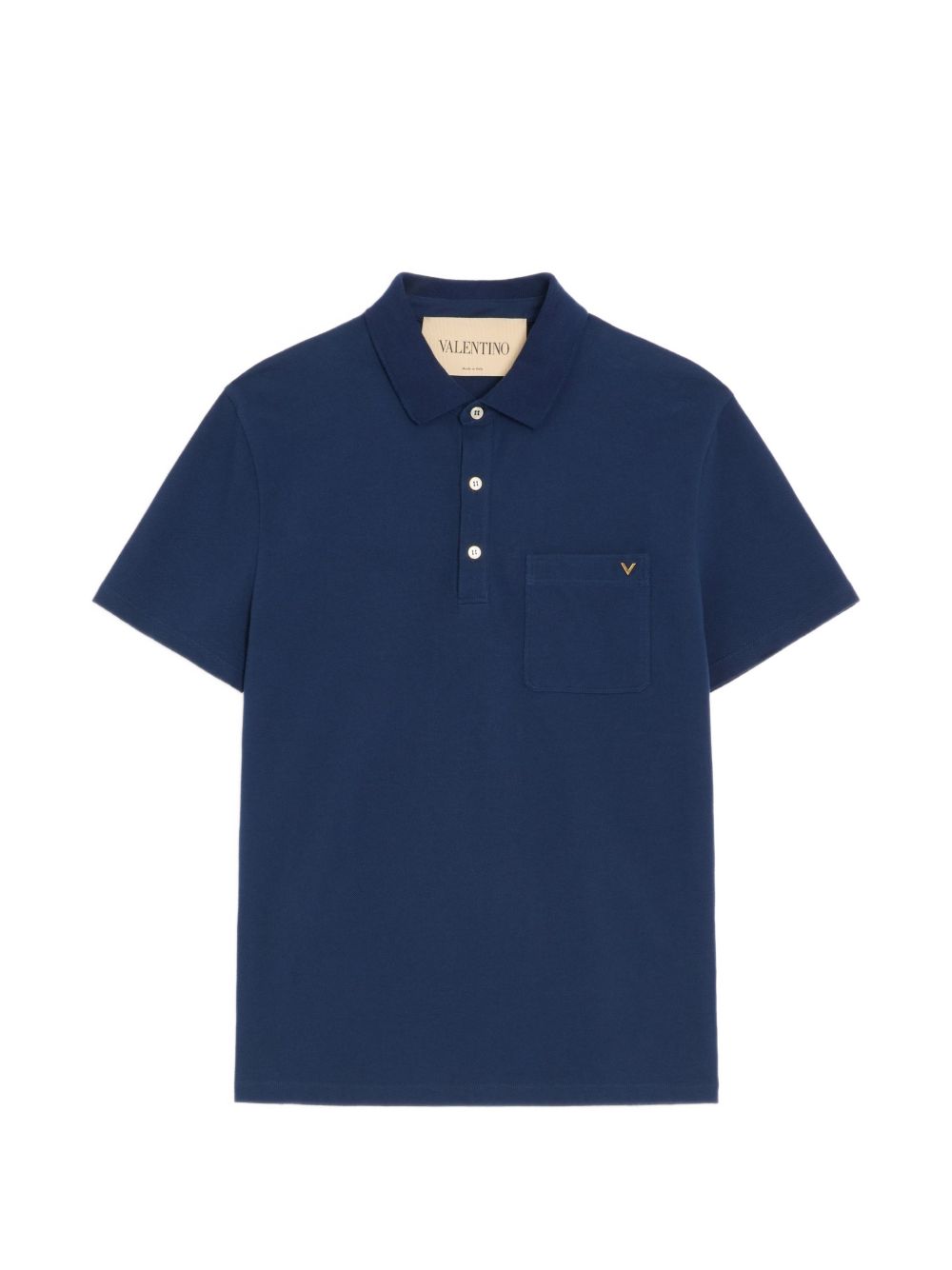 Valentino Men Vgold Cotton Polo Shirt