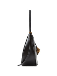 Versace Women Emblème Leather Hobo Bag