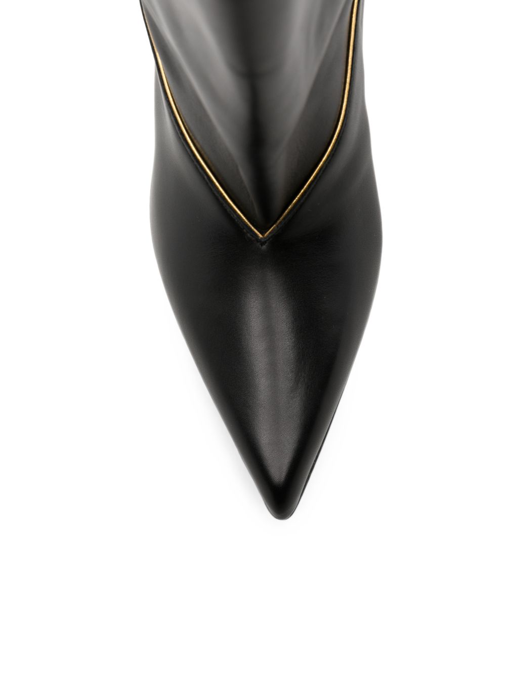 Versace Women Gianni Leather Heel Boots