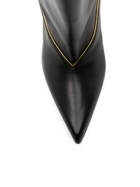 Versace Women Gianni Leather Heel Boots