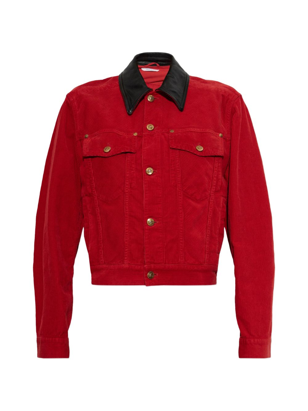 Versace Women Velvet Denim Jacket