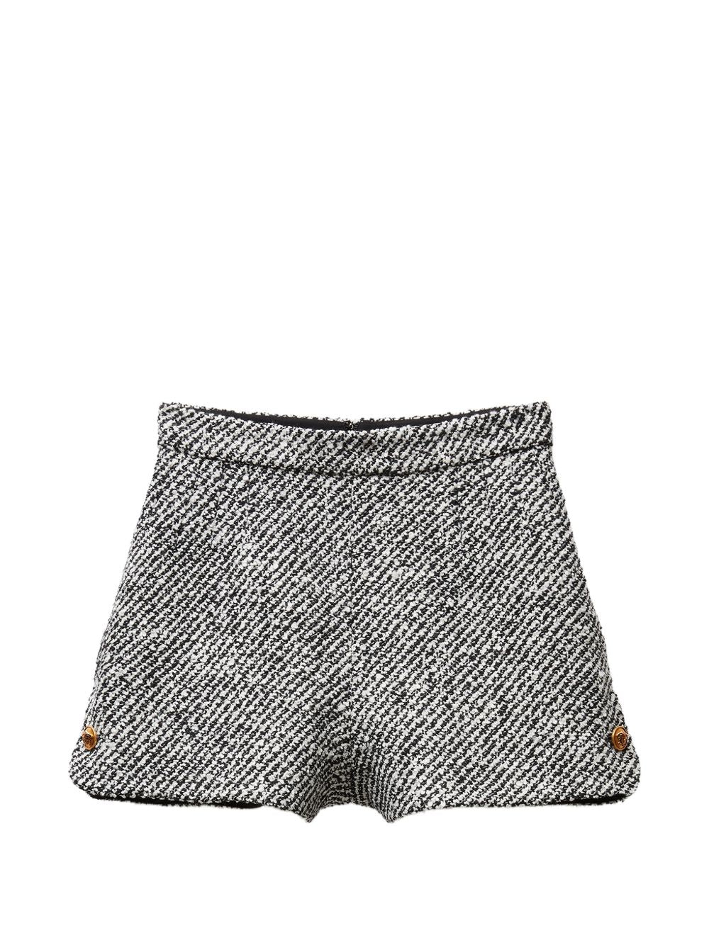 Versace Women Bouclé Wool Shorts