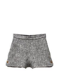 Versace Women Bouclé Wool Shorts