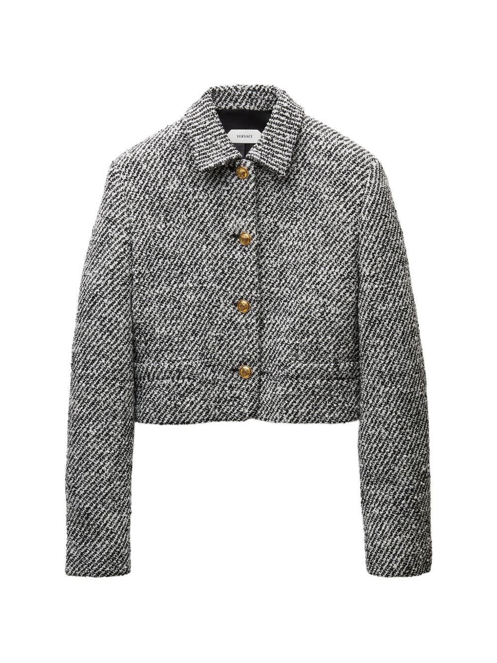 Versace Women Bouclé Wool Jacket