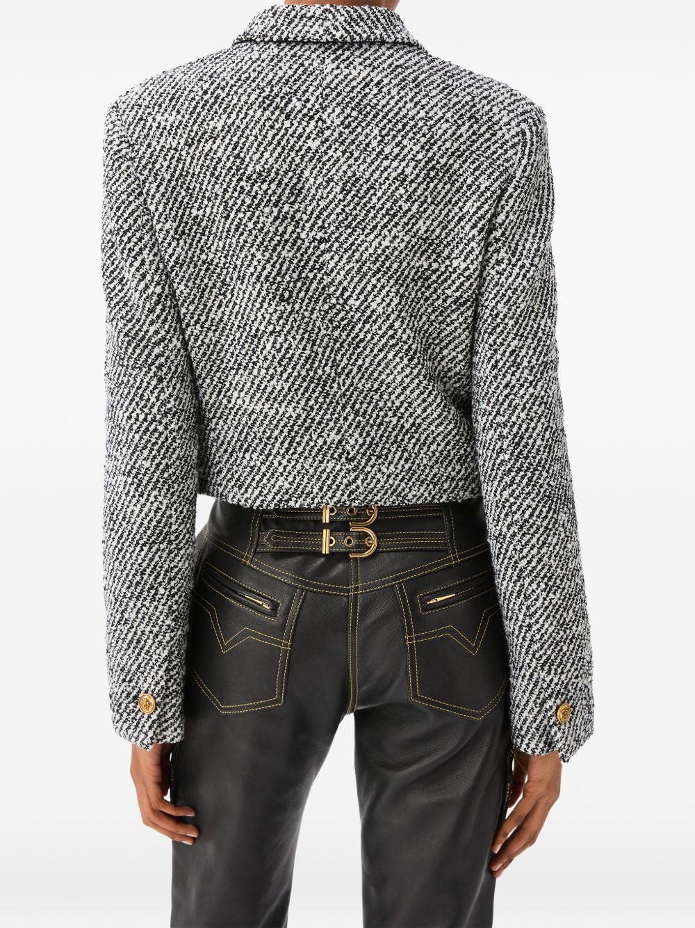 Versace Women Bouclé Wool Jacket