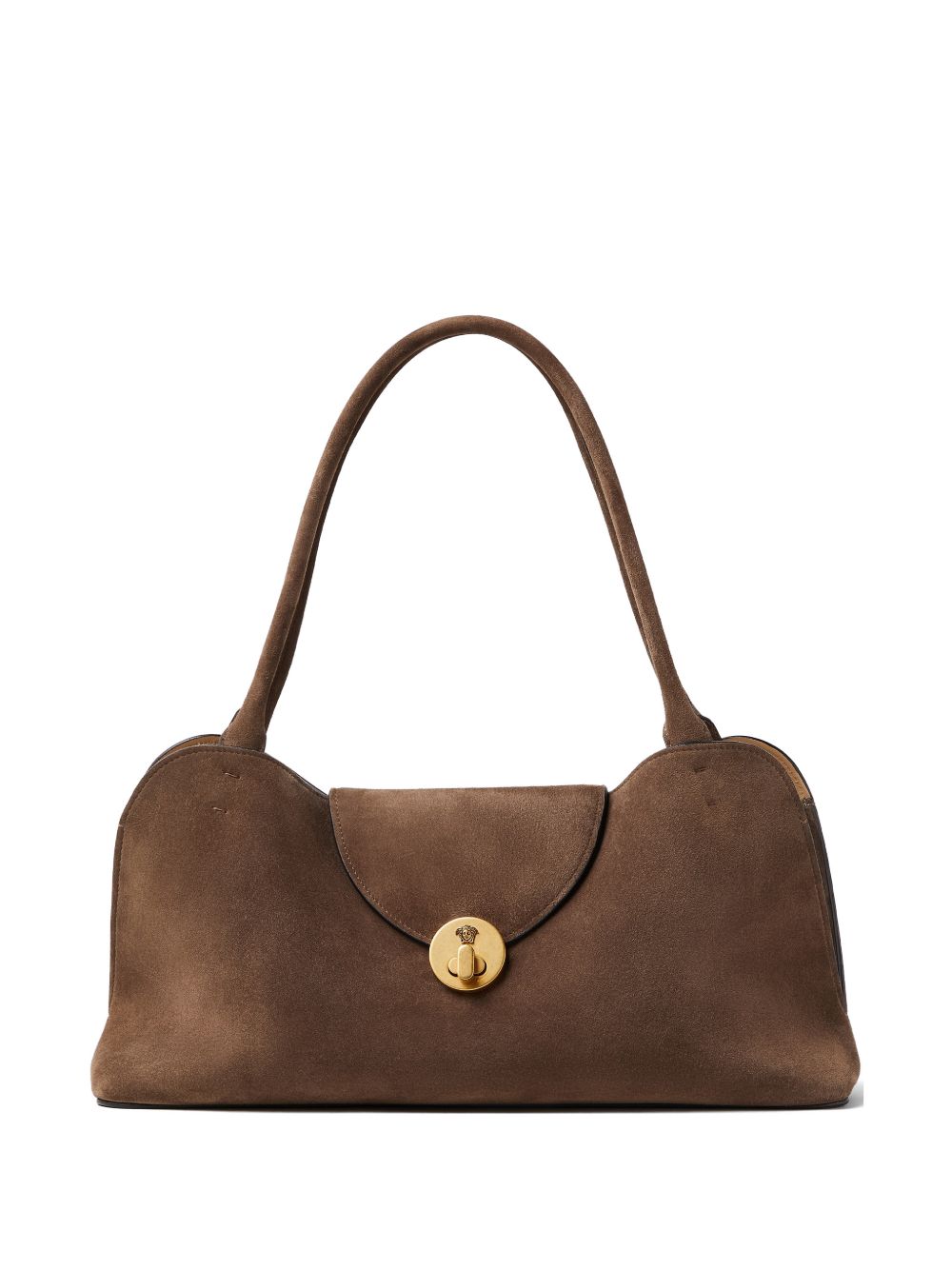 VERSACE Versace Women Vivian Suede Leather Shoulder Bag