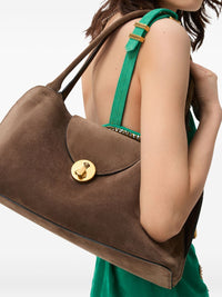 VERSACE Versace Women Vivian Suede Leather Shoulder Bag