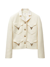 Versace Women Wool Jacket