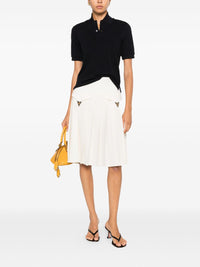 Versace Women Wool Midi Skirt