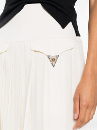 Versace Women Wool Midi Skirt
