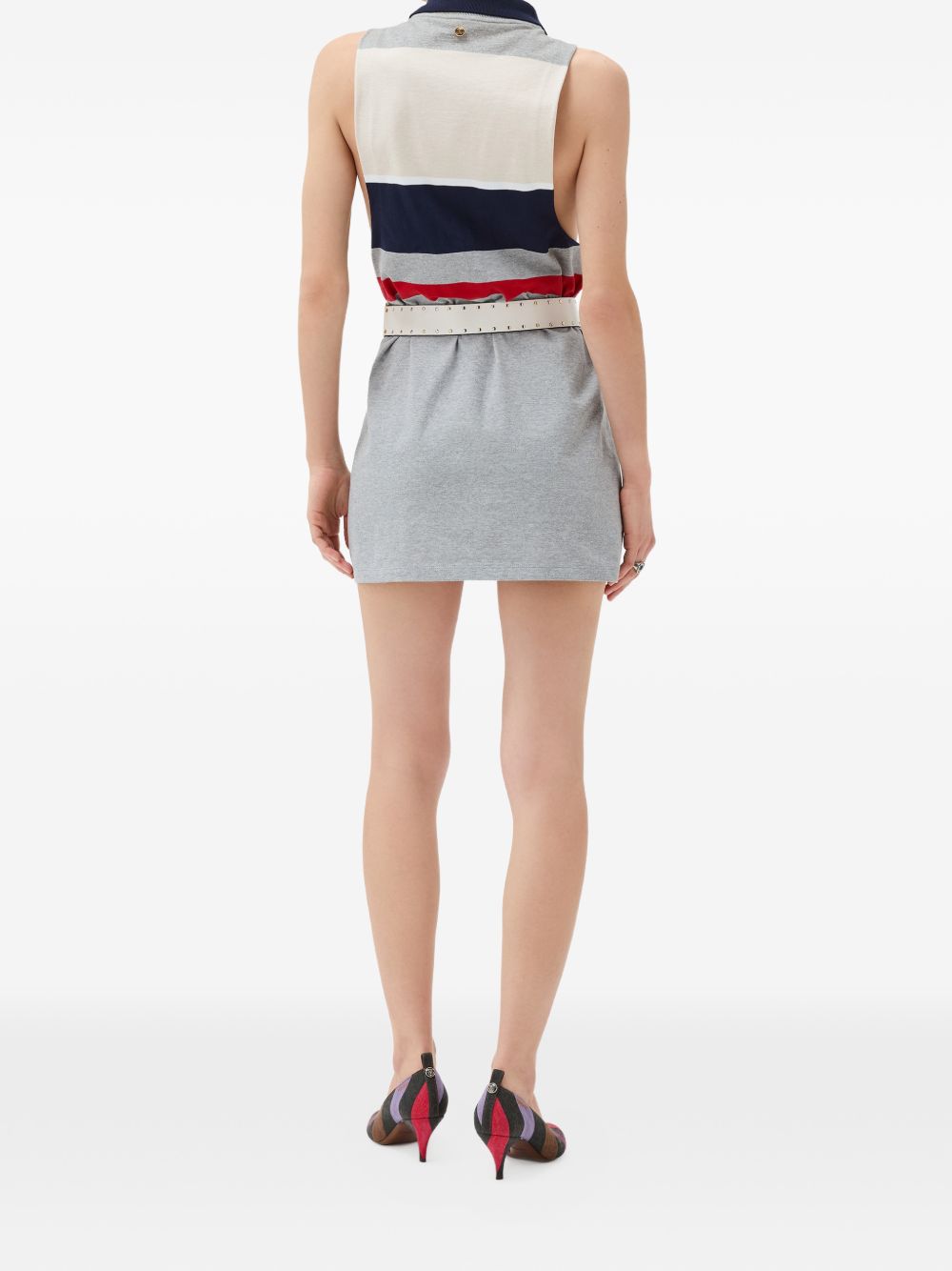Versace Women Striped Mini Dress