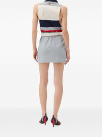 Versace Women Striped Mini Dress