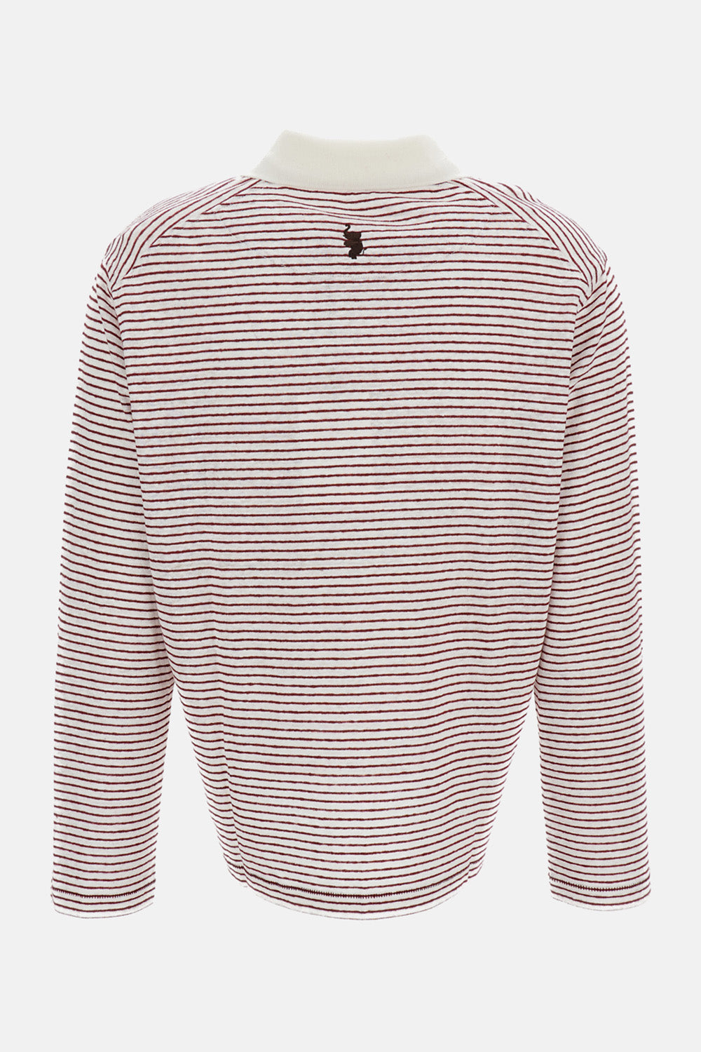 Wales Bonner Women Trust Striped Linen And Cotton Polo