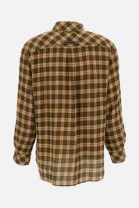 Wales Bonner Women Ritual Checked Flannel Shirt