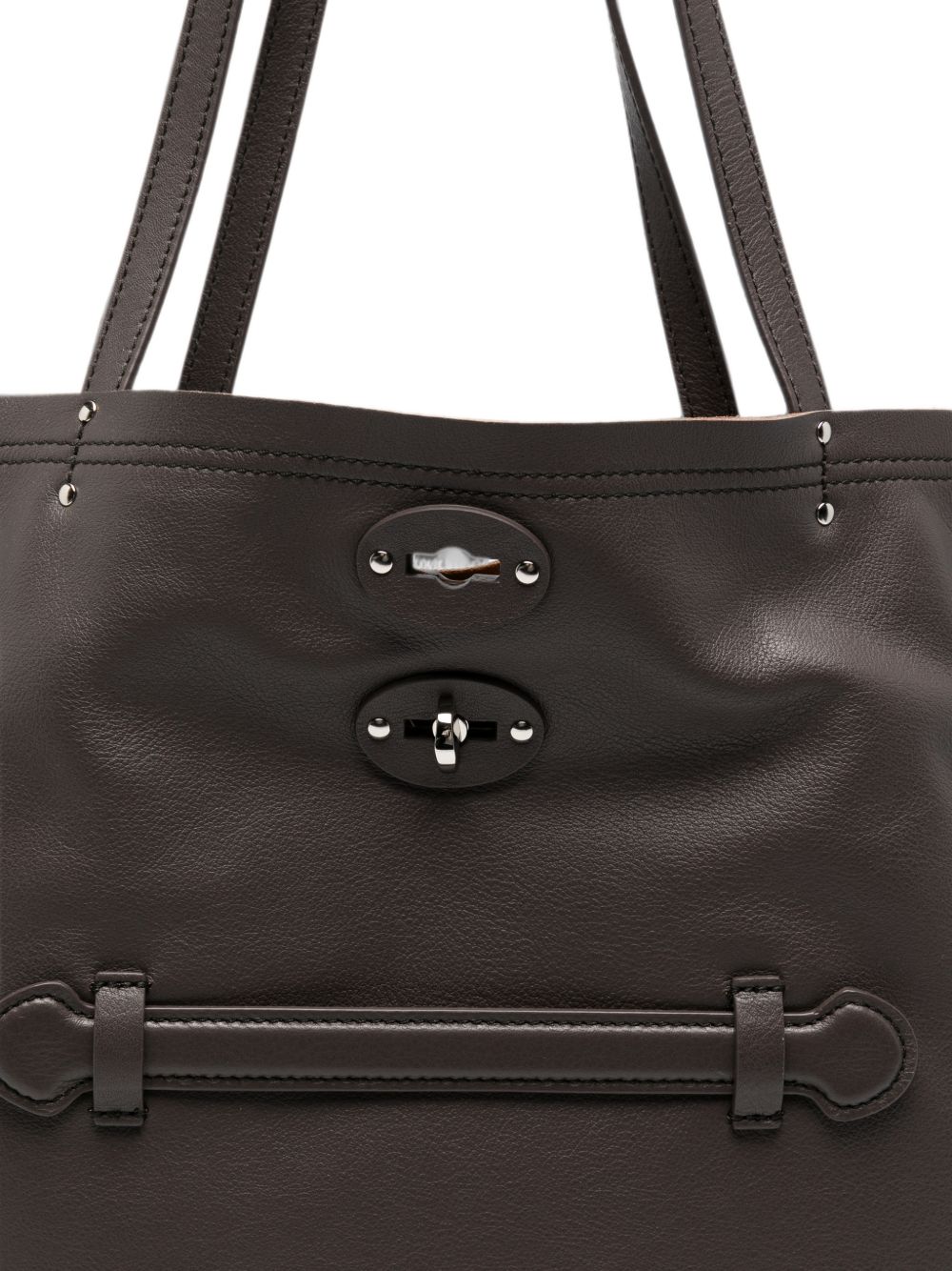 Zanellato Women A'spasso Saeta Medium Leather Handbag