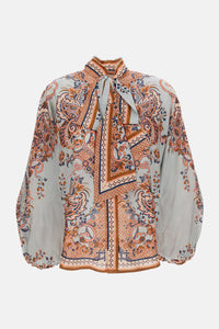 Zimmermann Zimmermann Women Aster Tie Neck Blouse