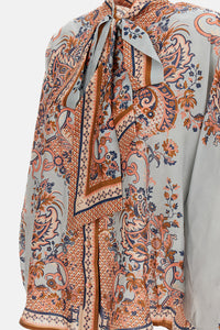 Zimmermann Zimmermann Women Aster Tie Neck Blouse