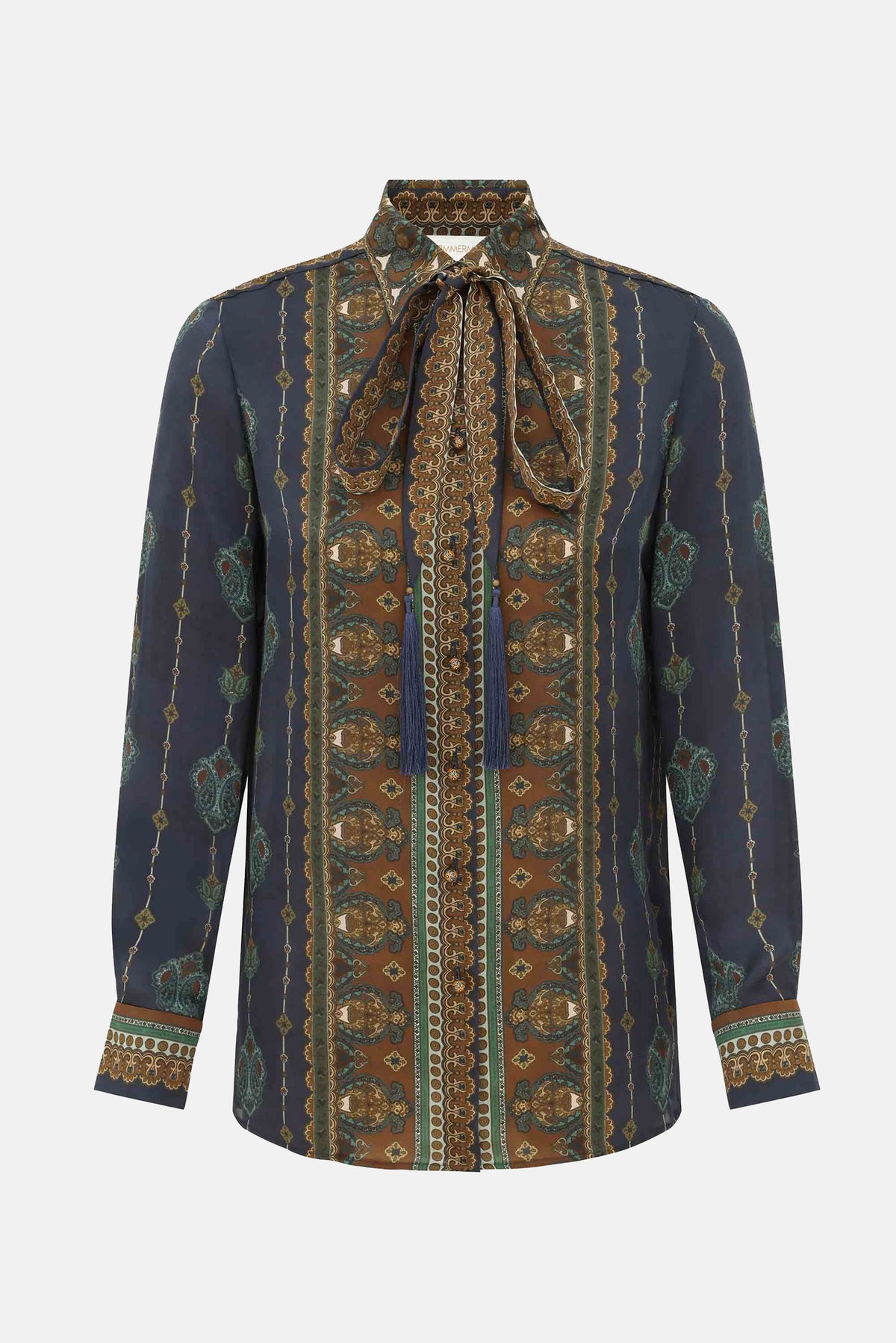 Zimmermann Zimmermann Women Ascent Satin Scarf Shirt
