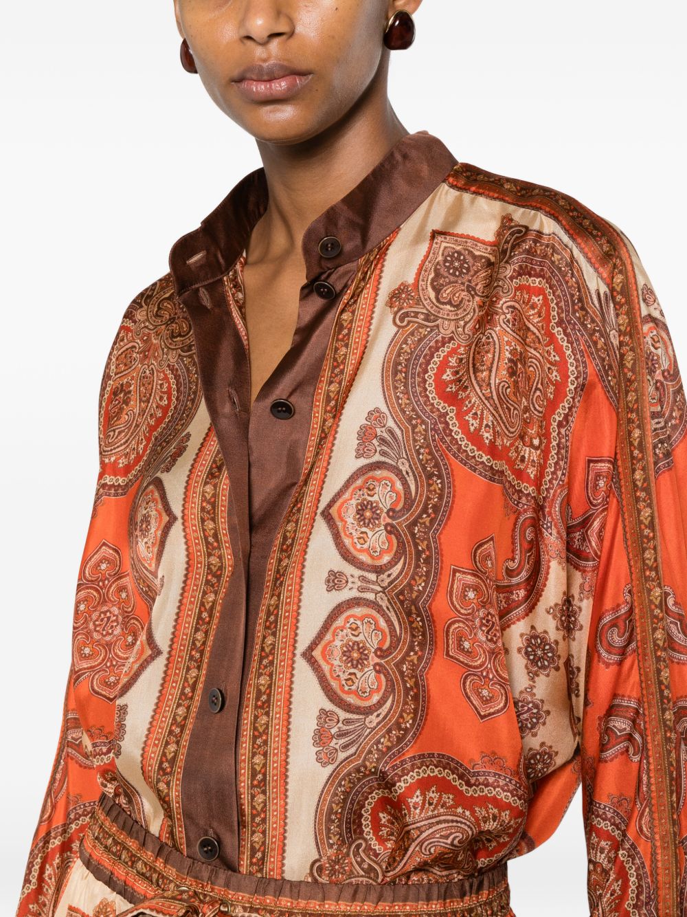 ZIMMERMANN Zimmermann Women Mahon Silk Shirt