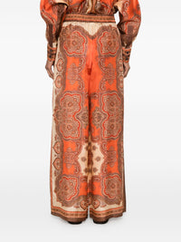 ZIMMERMANN Zimmermann Women Mahon Silk Trousers