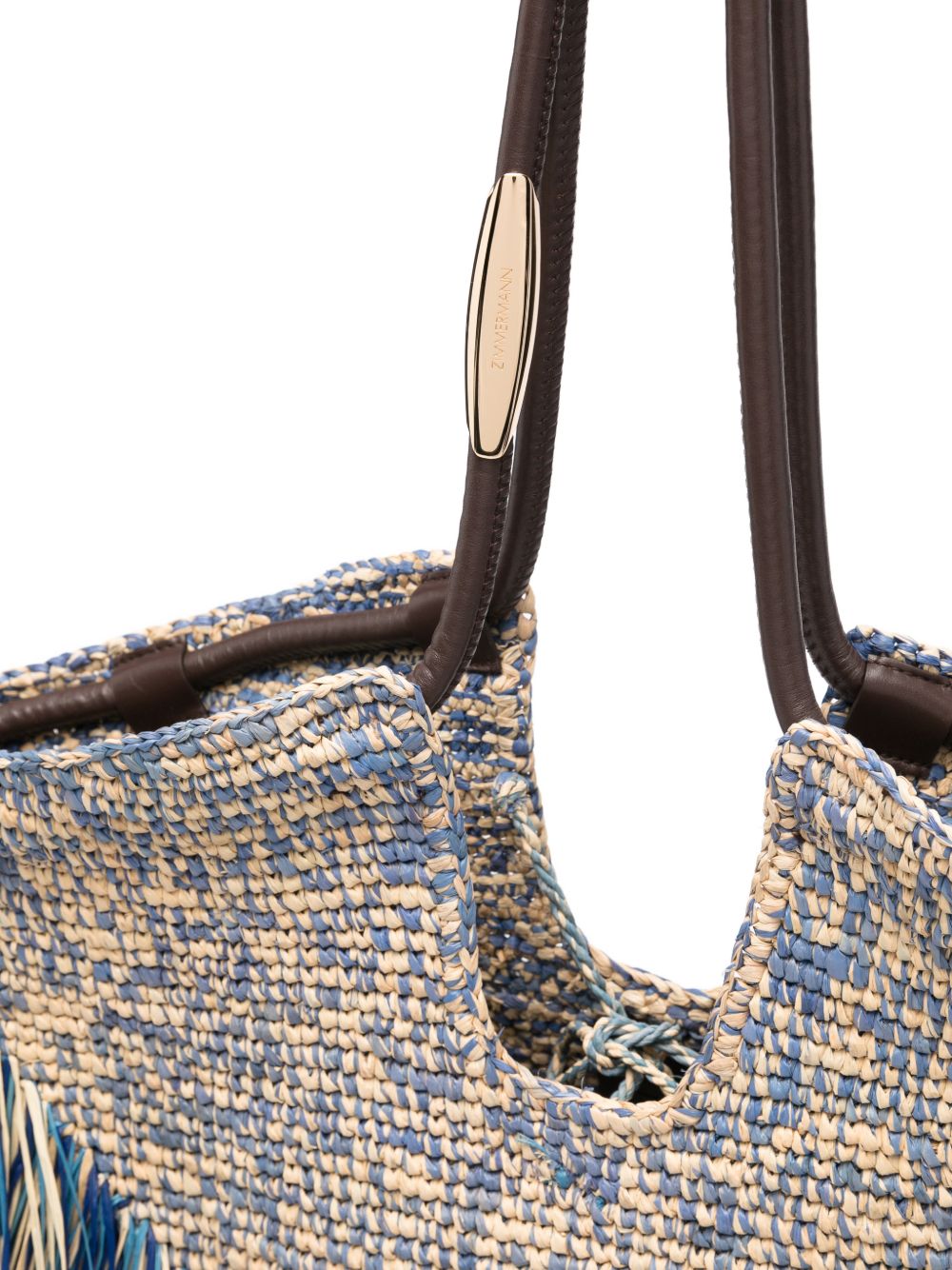 ZIMMERMANN Zimmermann Women Goldentime Medium Rafia Tote