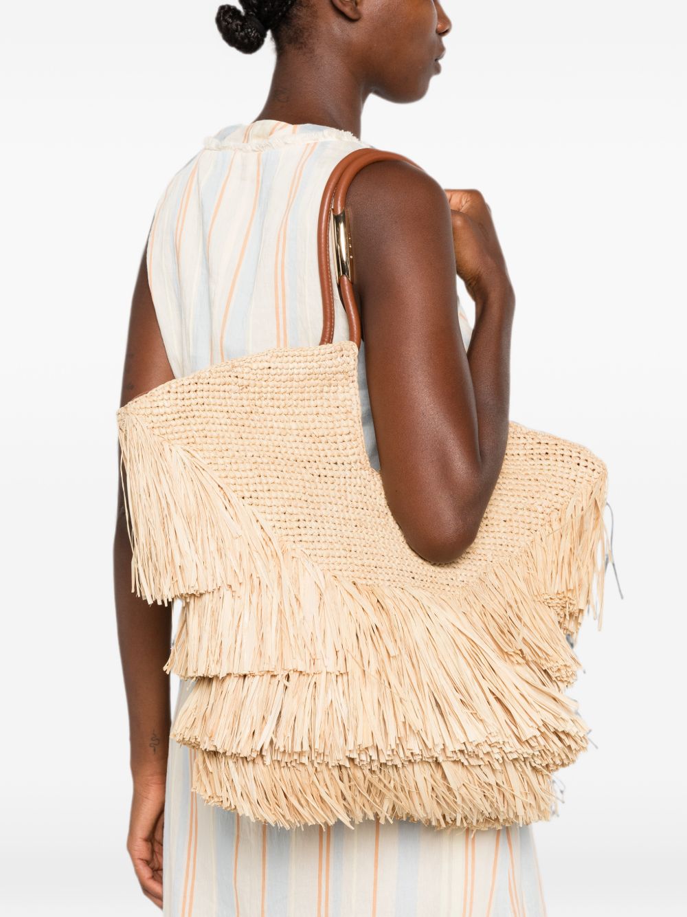 ZIMMERMANN Zimmermann Women Goldentime Medium Rafia Tote