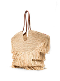 ZIMMERMANN Zimmermann Women Goldentime Medium Rafia Tote