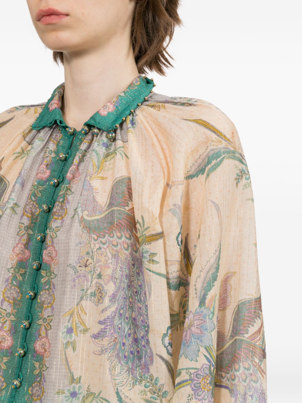 ZIMMERMANN Zimmermann Women Indra Cotton And Silk Blouse