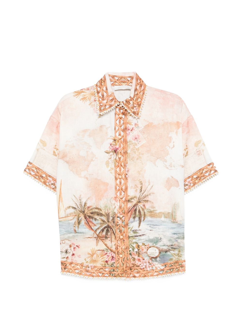 Zimmermann Women Mahon Linen Shirt