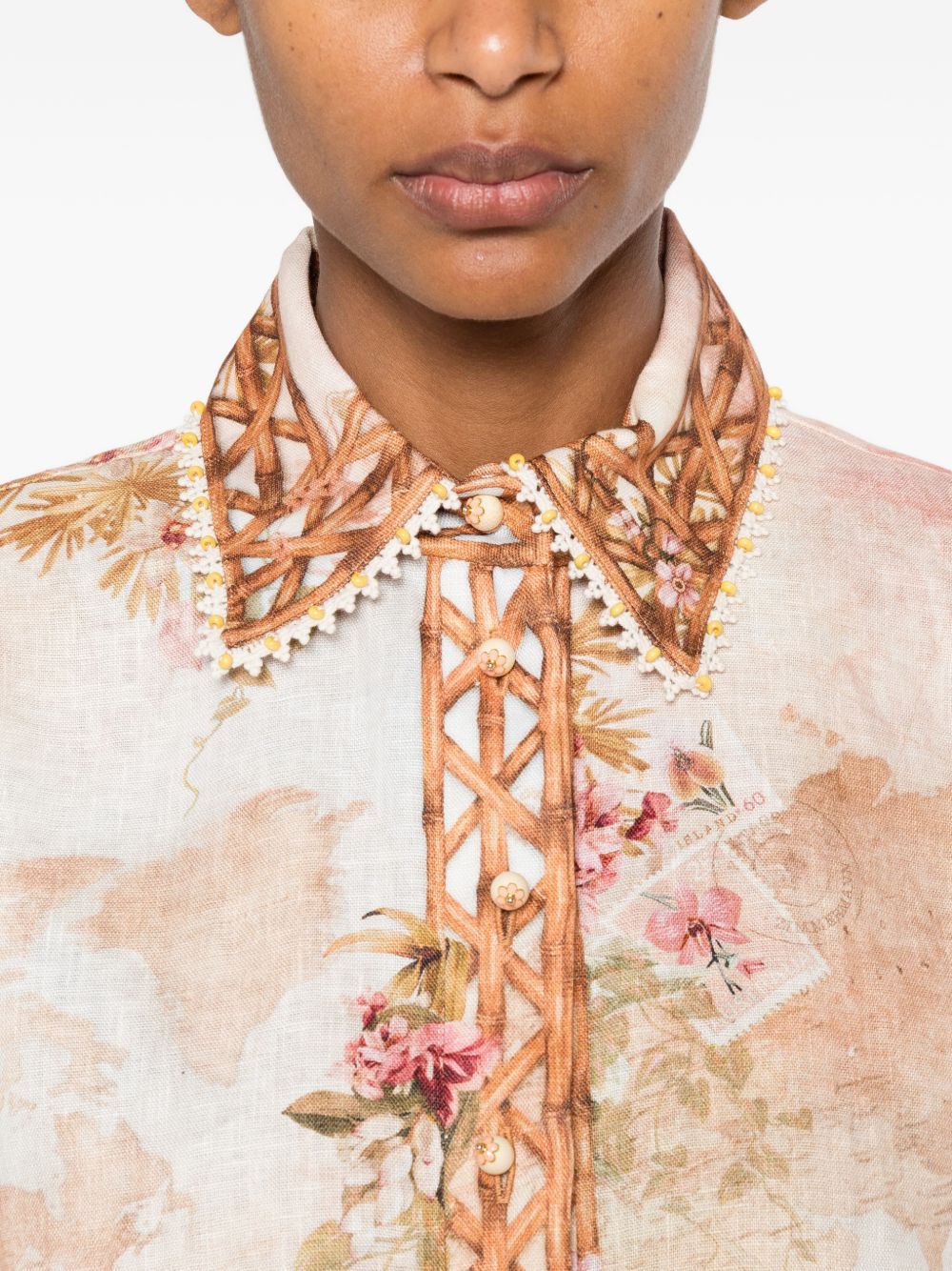 Zimmermann Women Mahon Linen Shirt