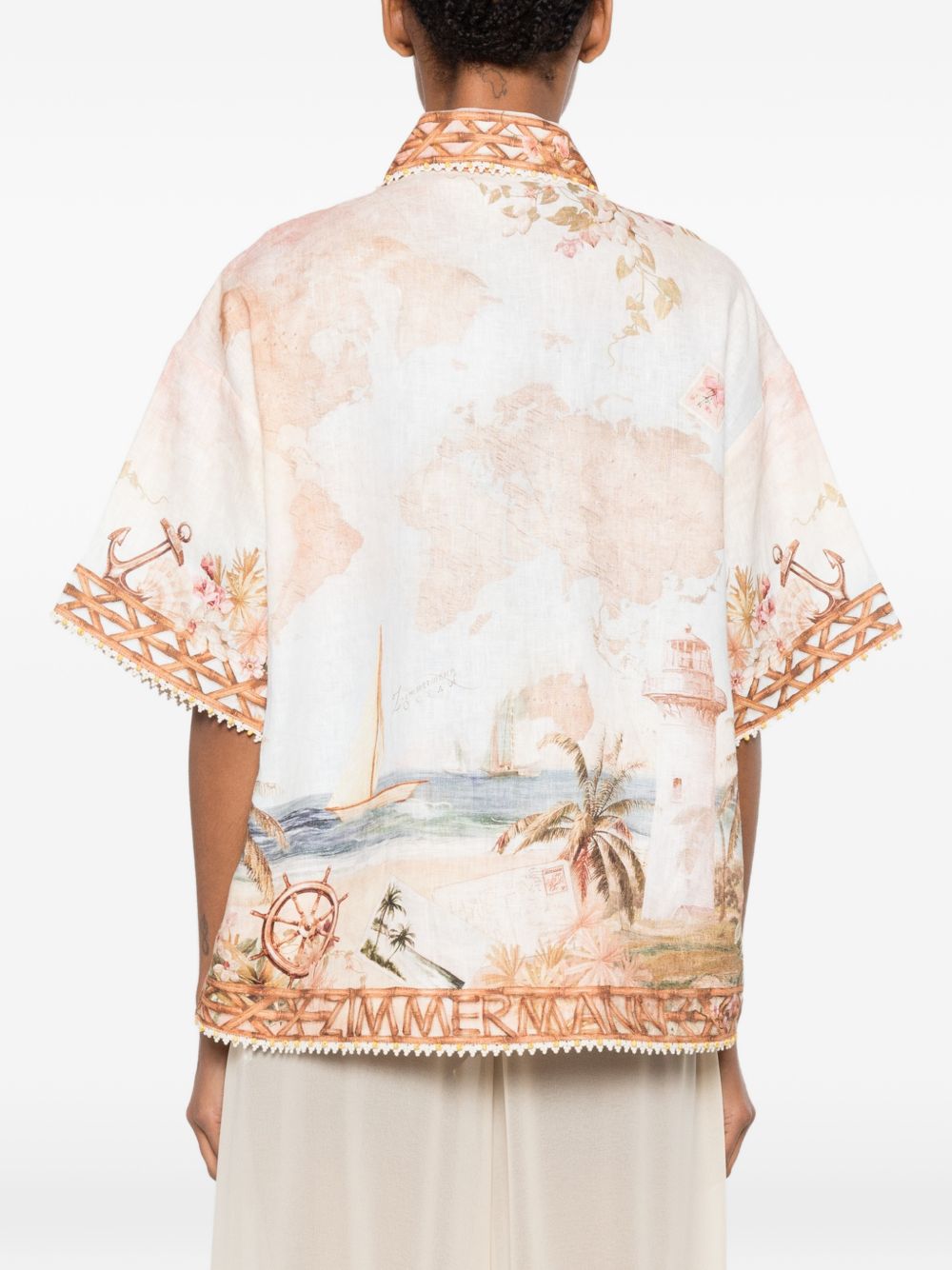 Zimmermann Women Mahon Linen Shirt
