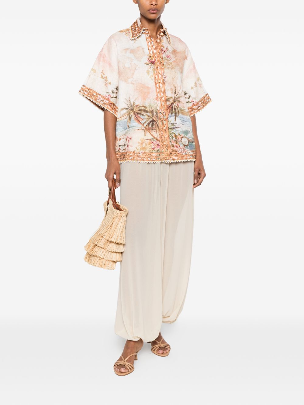 Zimmermann Women Mahon Linen Shirt