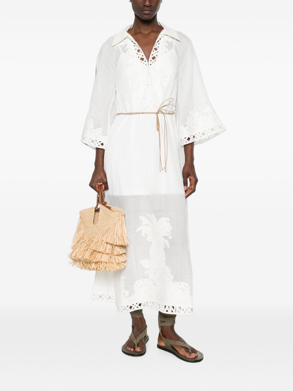 ZIMMERMANN Zimmermann Women Indra Embroidered Maxi Dress
