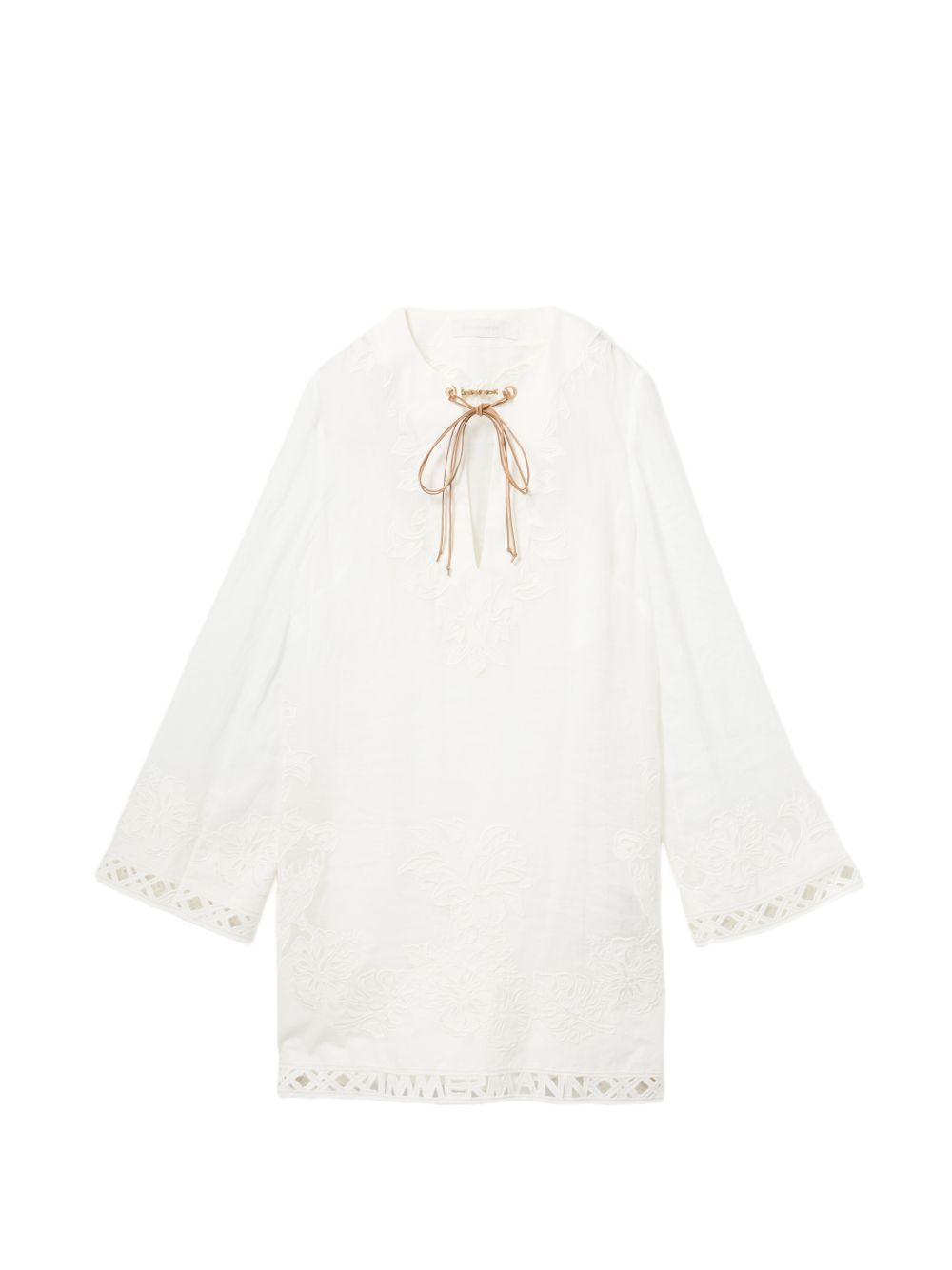 Zimmermann Women Indra Embroiderd Tunic Dress