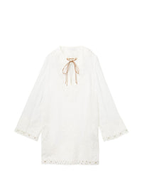 Zimmermann Women Indra Embroiderd Tunic Dress