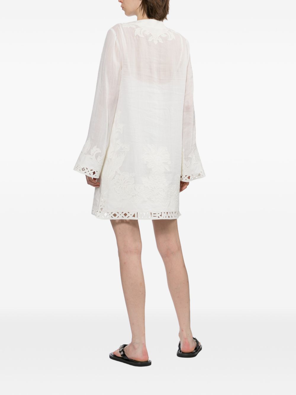 Zimmermann Women Indra Embroiderd Tunic Dress