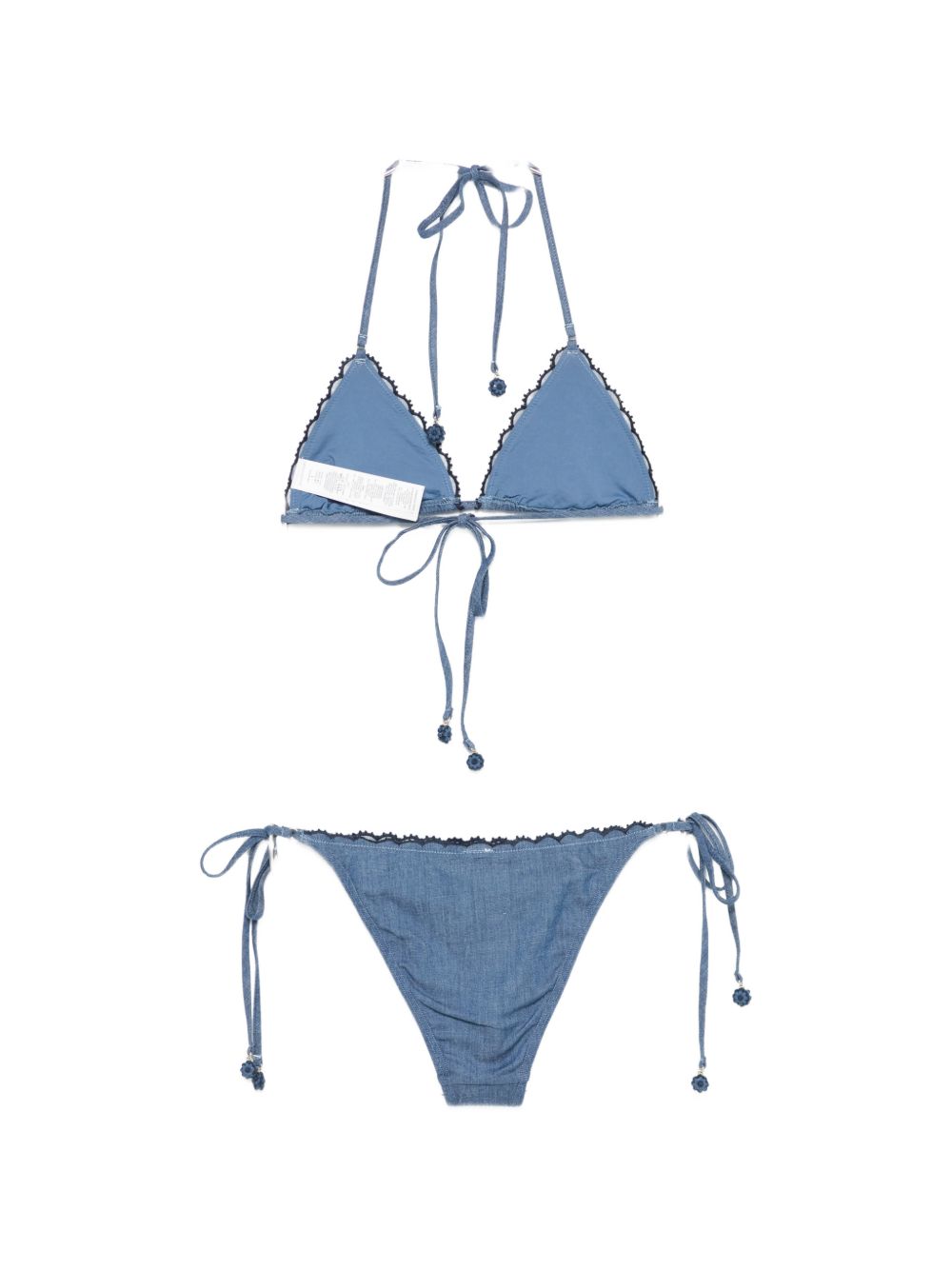 Zimmermann Women Aster Denim Bikini Set
