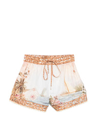 Zimmermann Women Mahon Linen Shorts