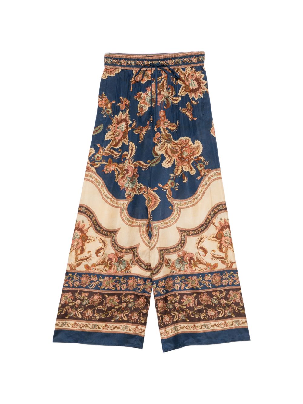ZIMMERMANN Zimmermann Women Aster Printed Silk Trousers