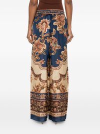 ZIMMERMANN Zimmermann Women Aster Printed Silk Trousers