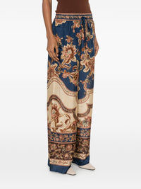 ZIMMERMANN Zimmermann Women Aster Printed Silk Trousers